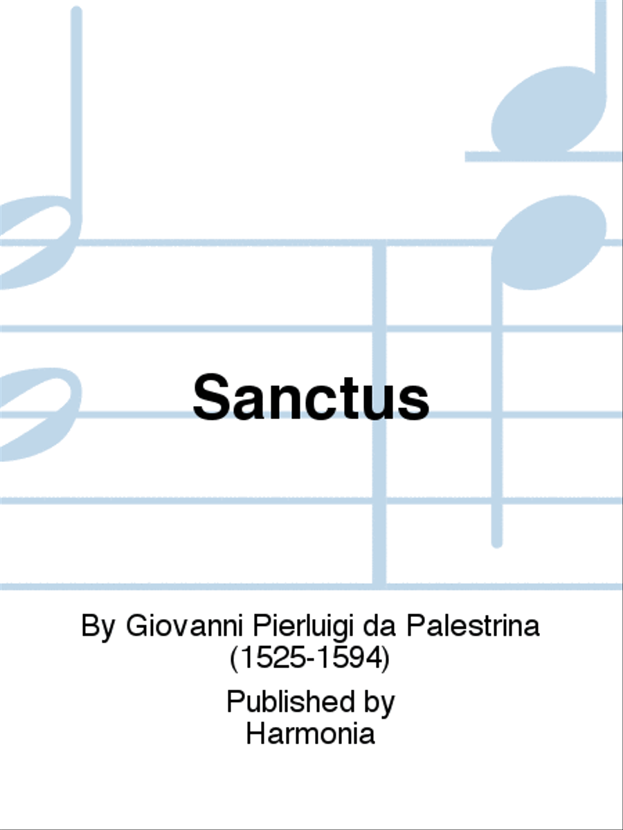 Sanctus 4-Part scores gallery preview page 1