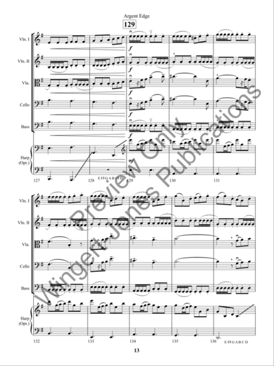 Argent Edge String Orchestra scores gallery preview page 16