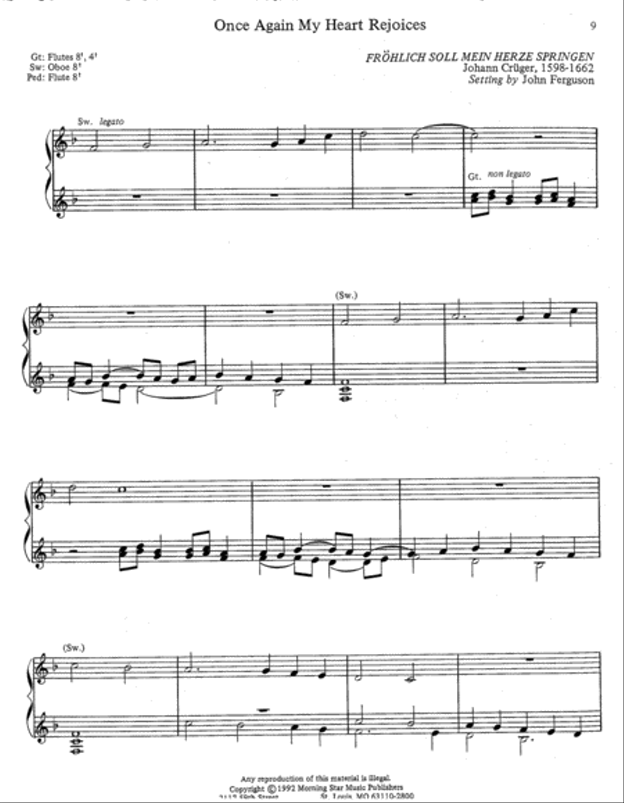 A Christmas Triptych, Set 2 Organ scores gallery preview page 4