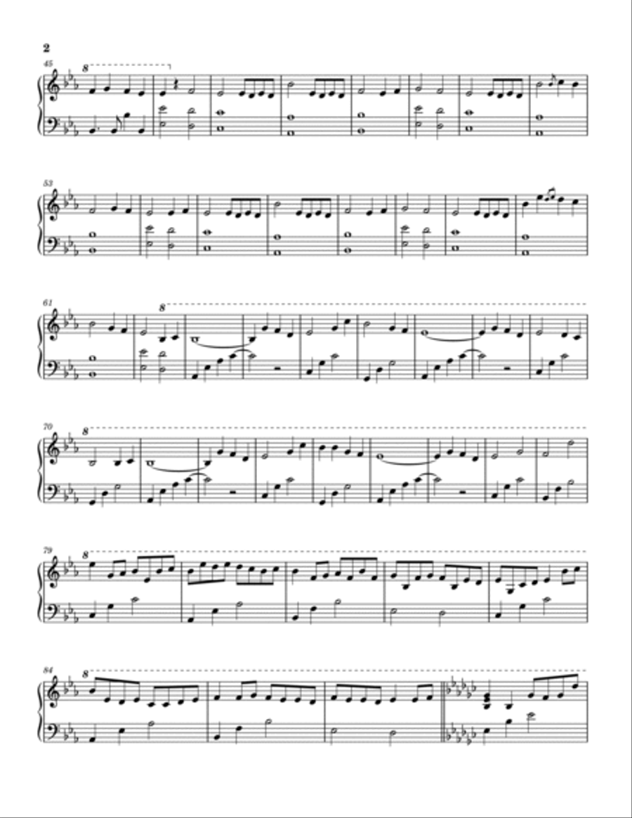 Tada Koe Hitotsu Tada Koe Hitotsu Piano Method scores gallery preview page 2