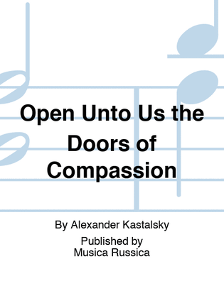 Book cover for Open Unto Us the Doors of Compassion