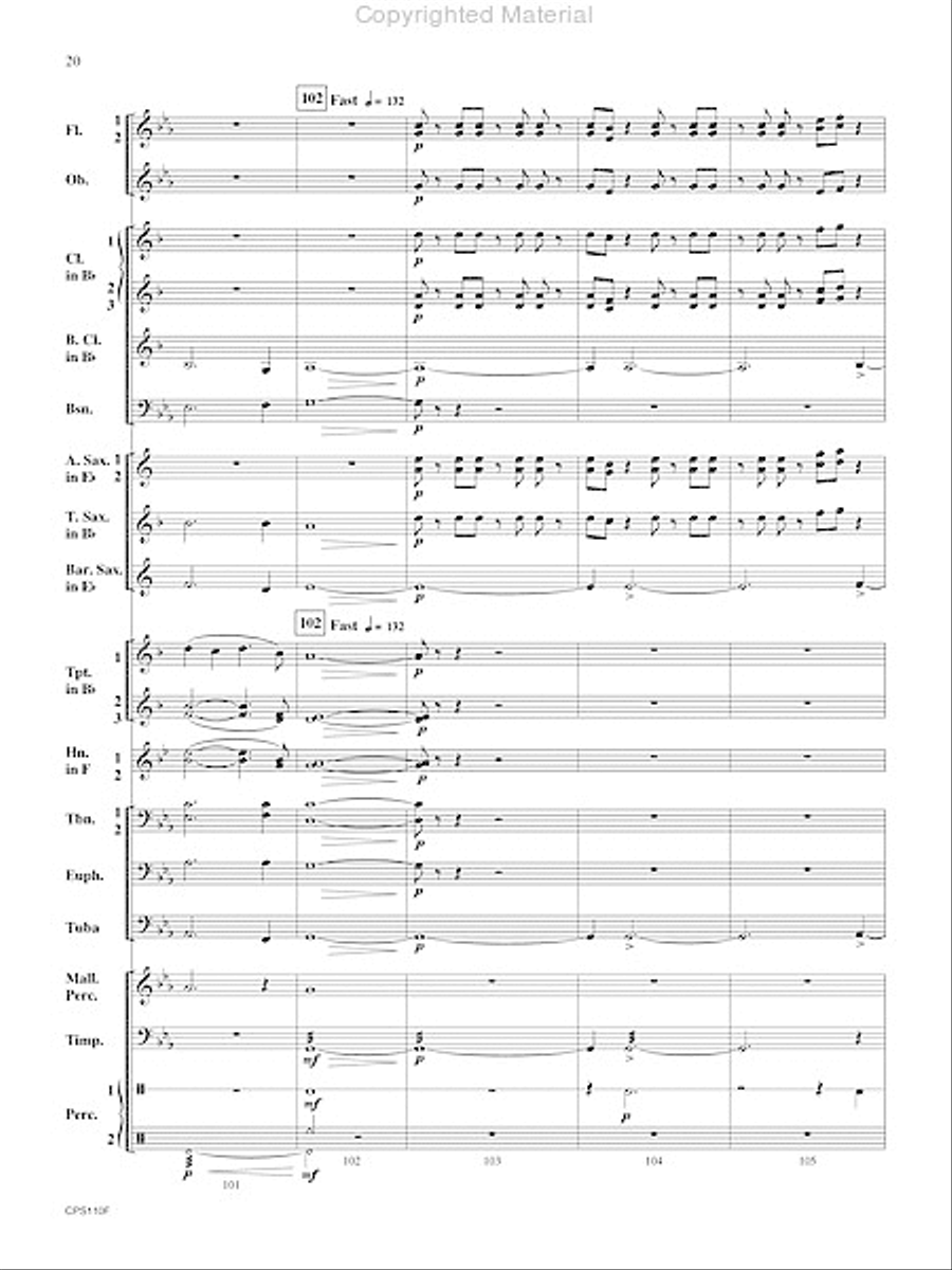 Mystic Portal Concert Band scores gallery preview page 21