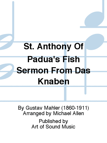 St. Anthony Of Padua's Fish Sermon From Das Knaben