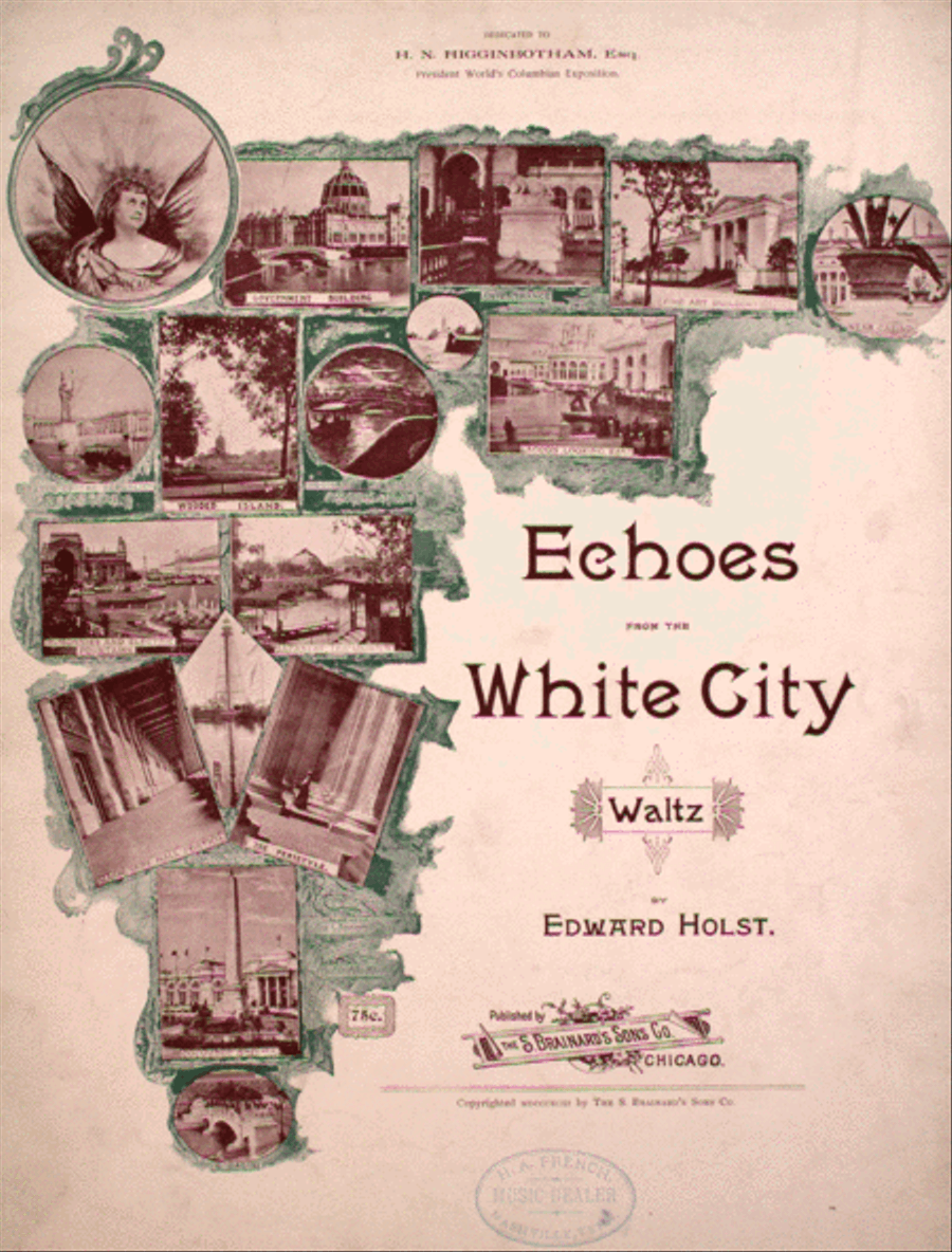 Echoes from the White City. Waltz Piano Solo scores gallery preview page 1