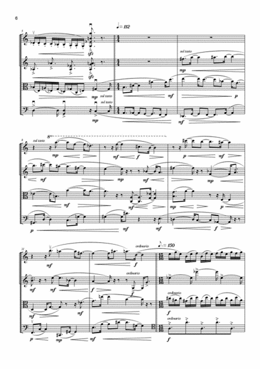 Cuarteto No. 2 for String Quartet