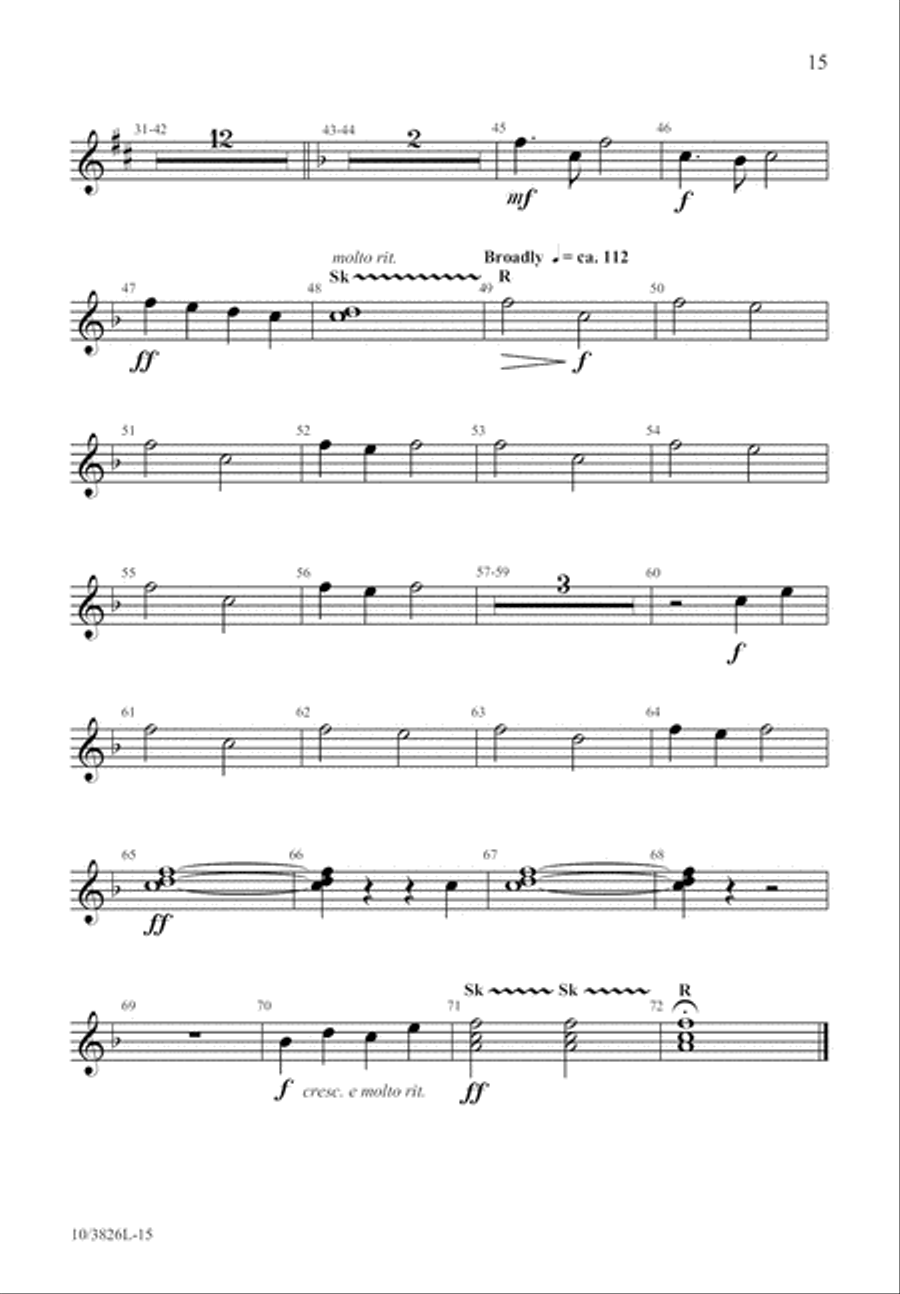 Jesus Lives, Alleluia! 4-Part scores gallery preview page 15