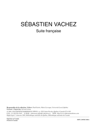 Book cover for Suite francaise (8 guit. / cb)