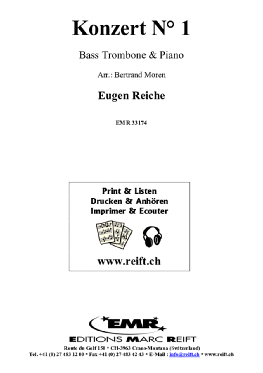 Konzert No. 1 Bass Trombone scores gallery preview page 2