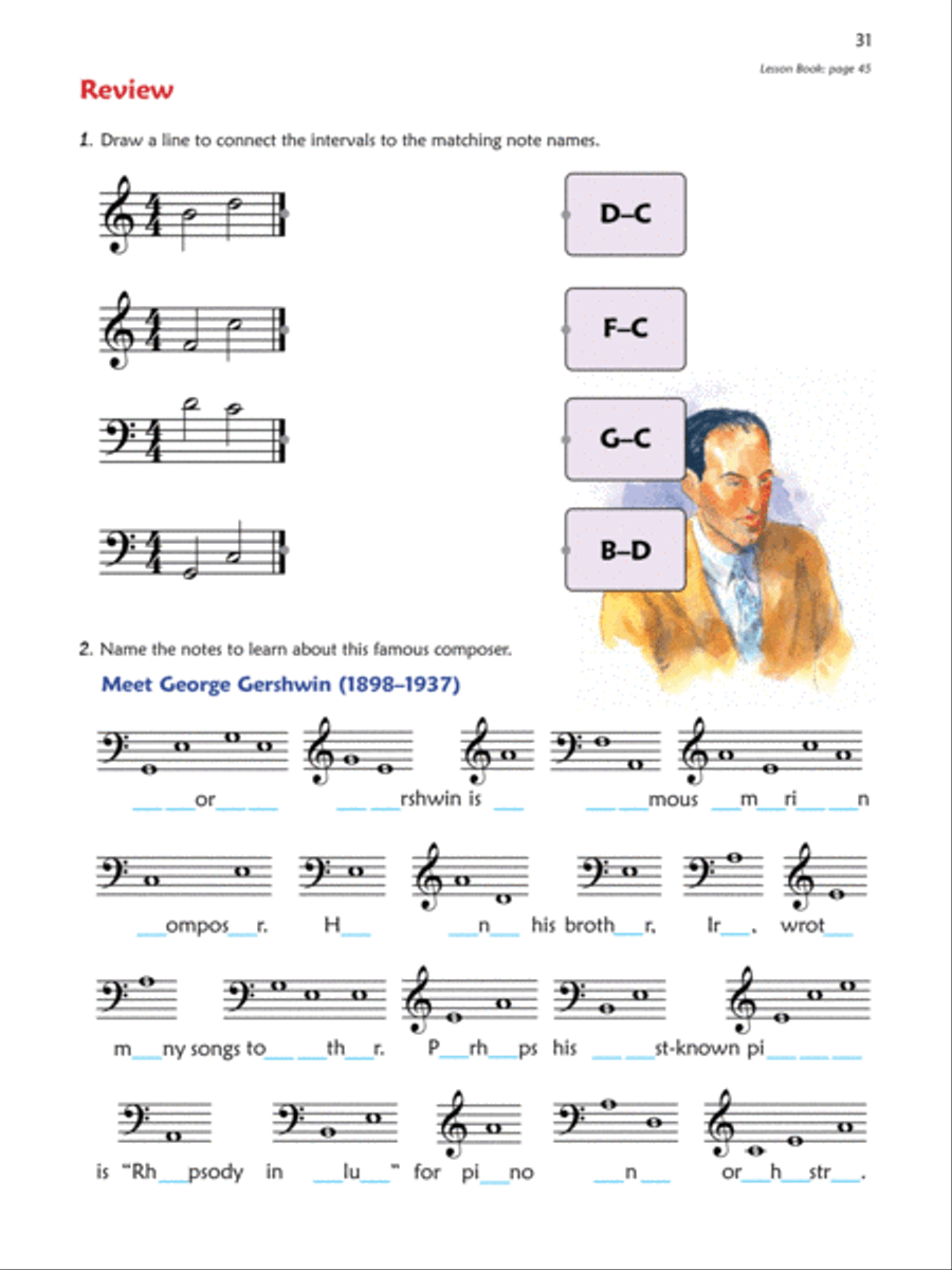 Premier Piano Course -- Notespeller