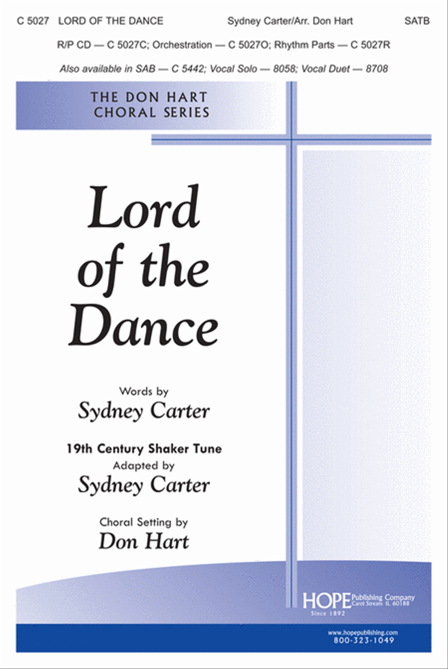 Lord of the Dance 4-Part scores gallery preview page 1