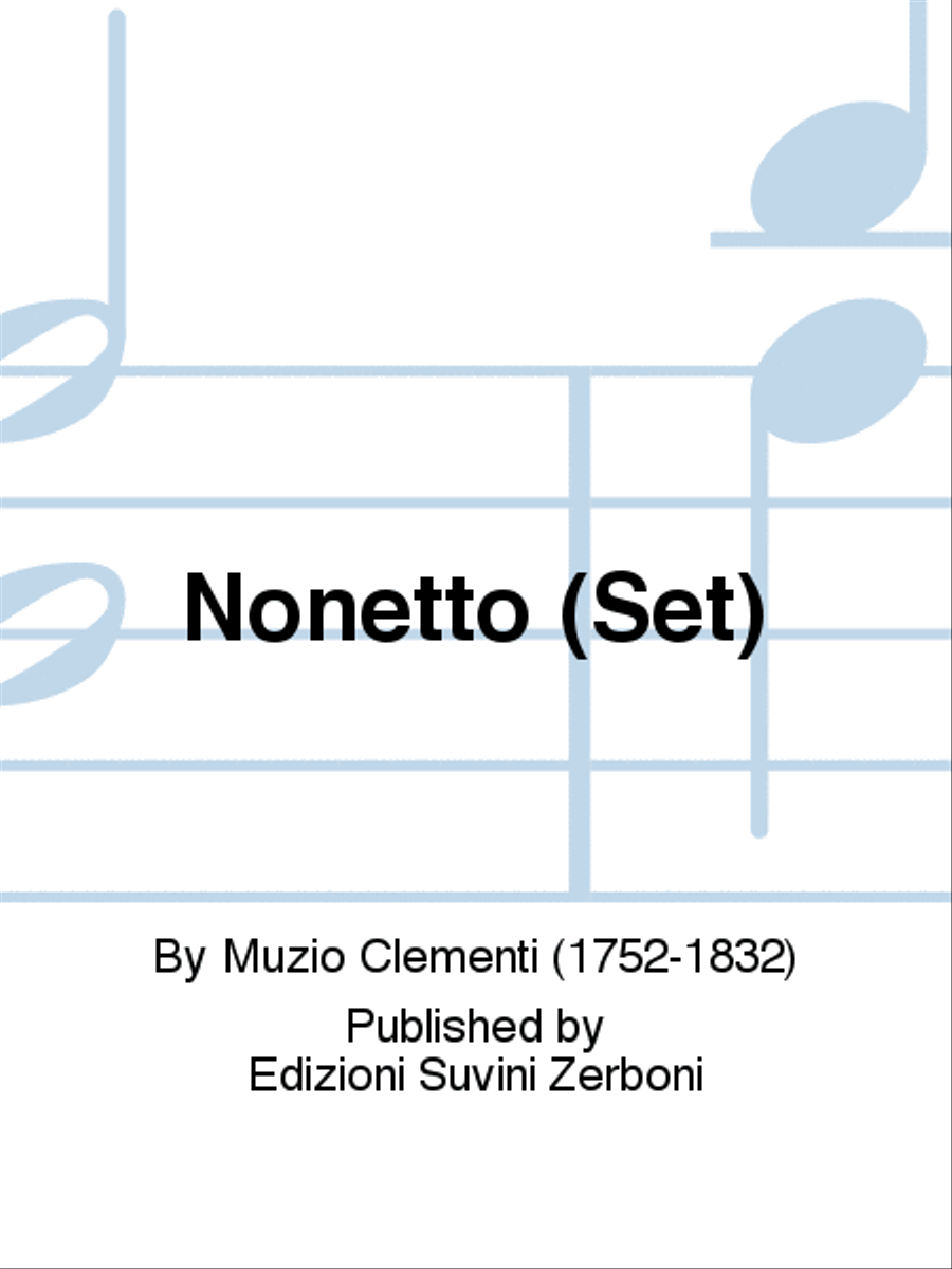Nonetto (Set) Nonetto (Set) Score scores gallery preview page 1