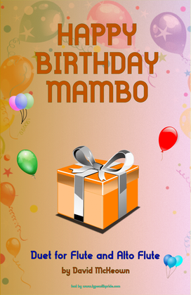 Happy Birthday Mambo for Flute and Alto Flute Duet