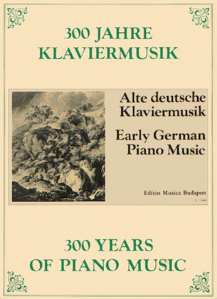 Book cover for 300 Years/piano-early German