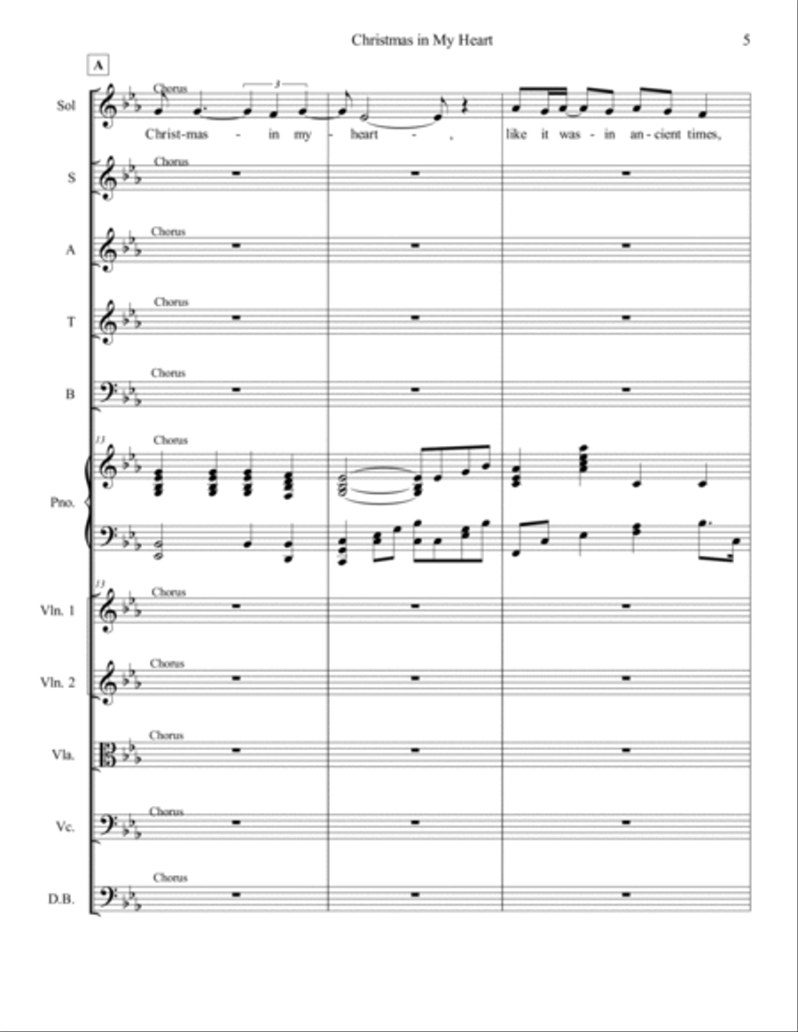Christmas in My Heart 4-Part scores gallery preview page 5