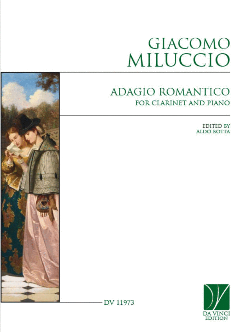 Adagio Romantico, for Clarinet and Piano Clarinet Solo scores gallery preview page 1