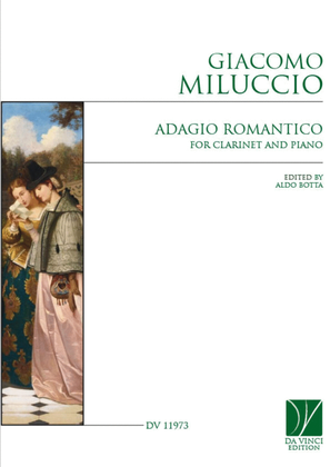 Book cover for Adagio Romantico, for Clarinet and Piano