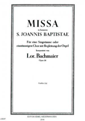 Missa in honorem S. Joannis Baptistae