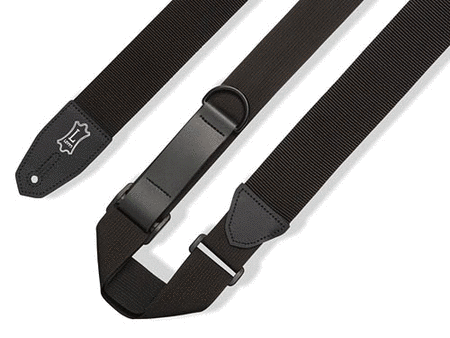 Right Height™ Polyester Guitar Strap – Black