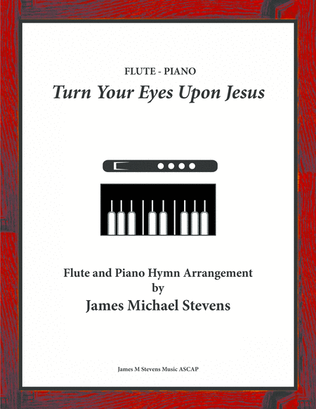 Book cover for Turn Your Eyes Upon Jesus - 2020 Flute & Piano
