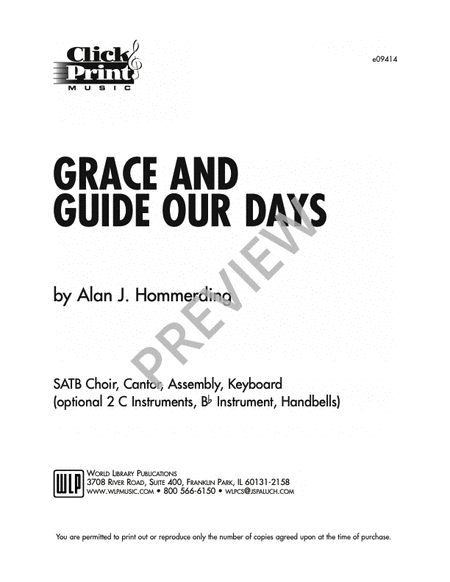 Grace and Guide Our Days image number null
