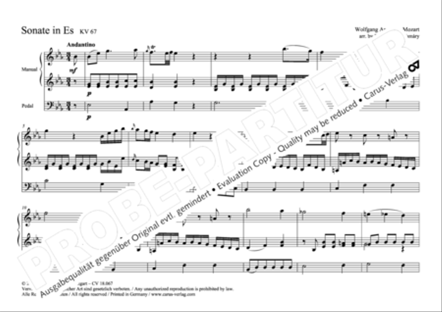 17 Church sonatas Organ Solo scores gallery preview page 4