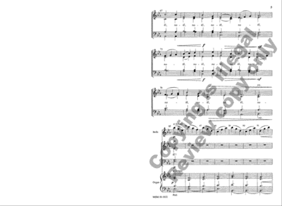 Noël, Noël 4-Part scores gallery preview page 5