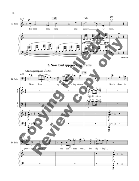 Proud Music of the Storm (Choral score)