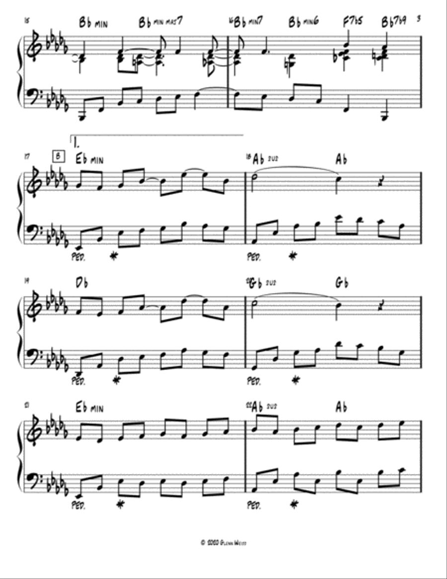 Deep Thoughts Piano Solo scores gallery preview page 3