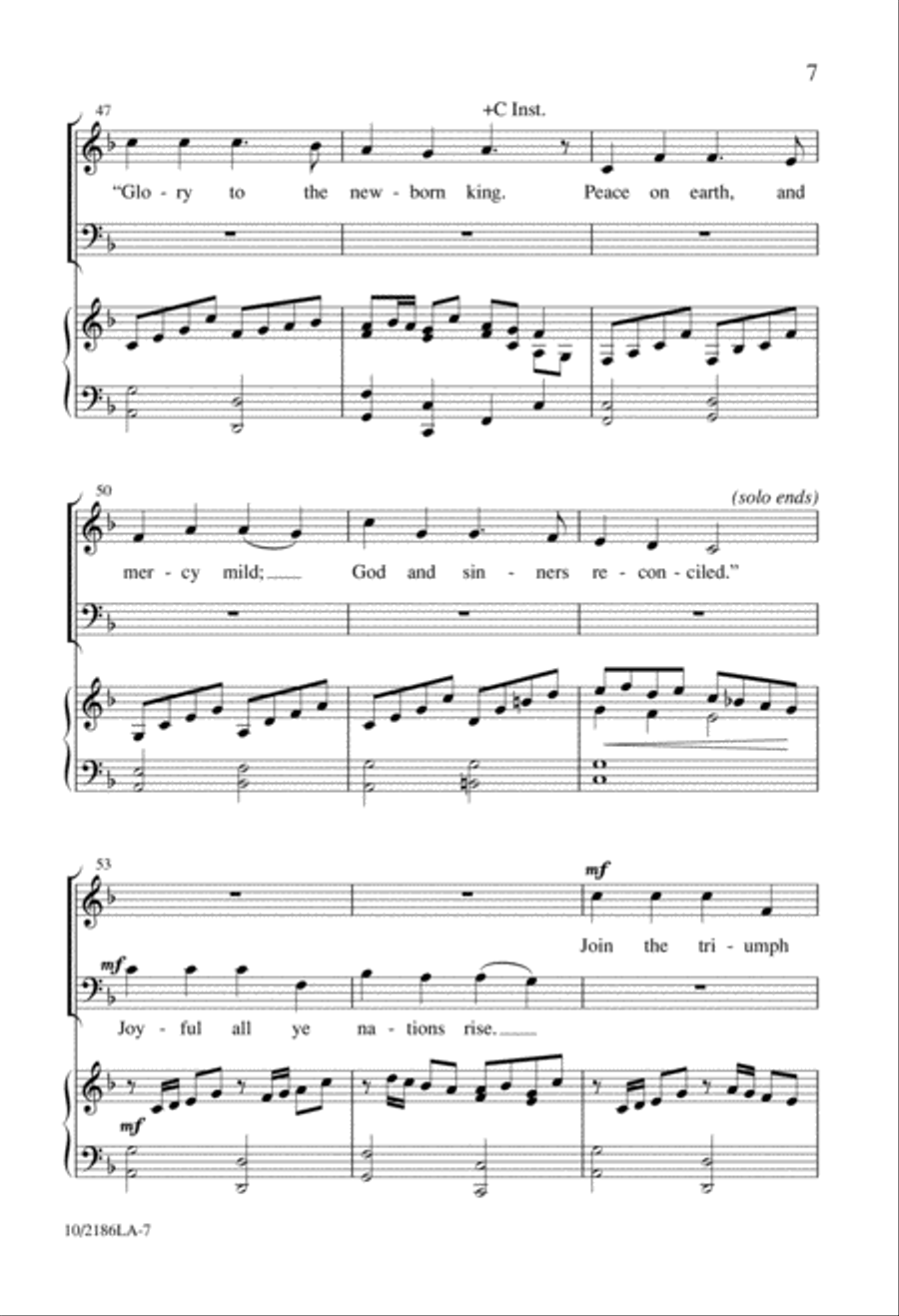 A Christmas Proclamation A Christmas Proclamation 4-Part scores gallery preview page 7