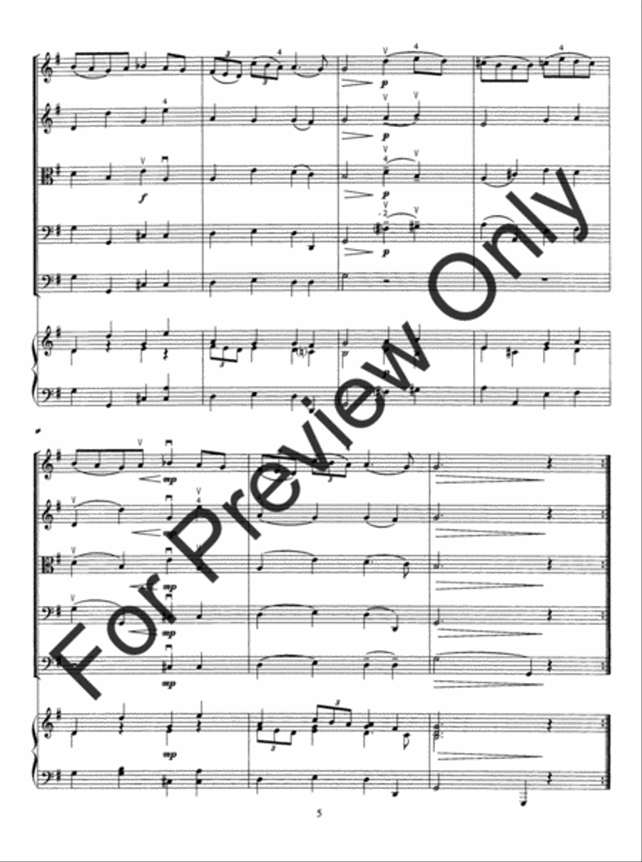 Andante and Allegro String Orchestra scores gallery preview page 8