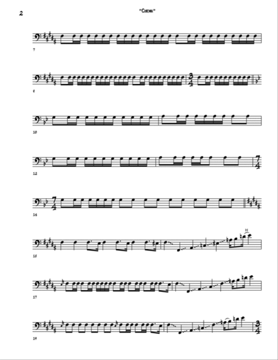 Cinema Bass Guitar scores gallery preview page 2