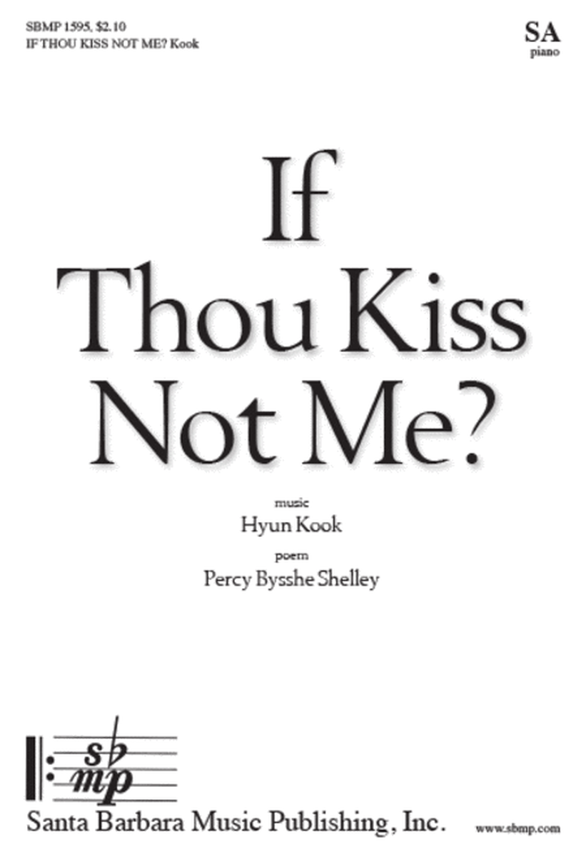 If Thou Kiss Not Me? - SA Octavo image number null