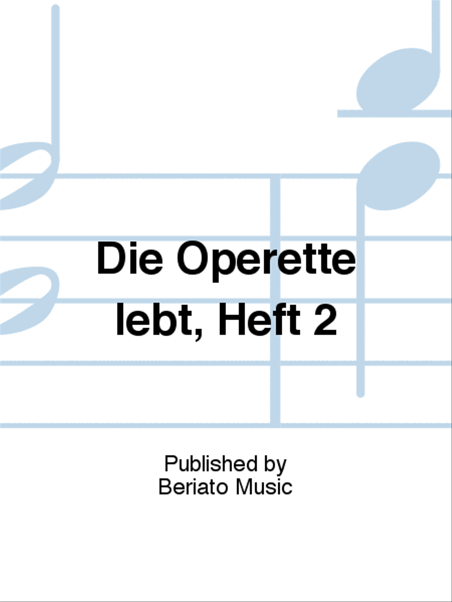 Die Operette lebt, Heft 2 Voice Solo scores gallery preview page 1
