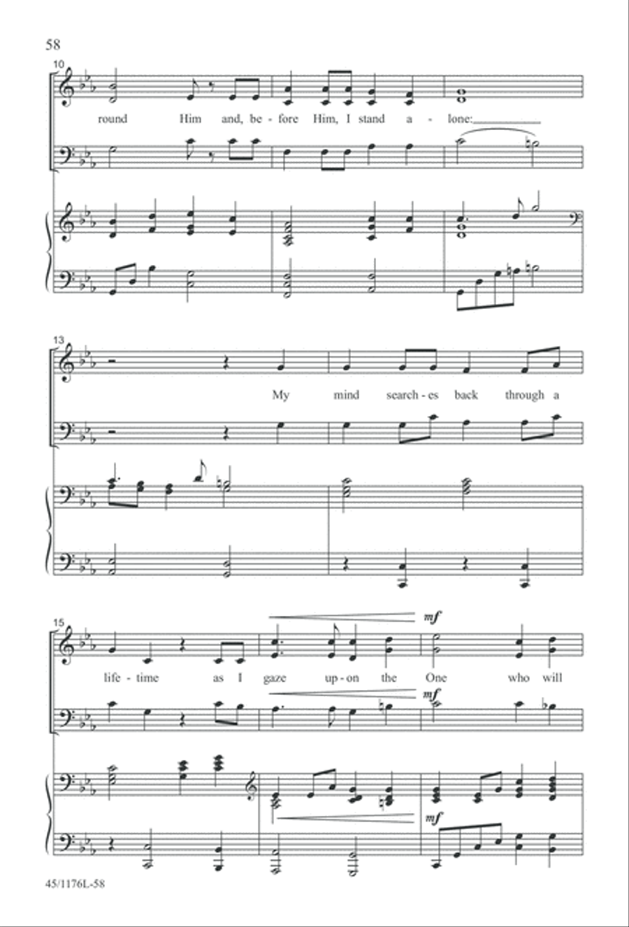 10 More Anthems for about 10 Singers 3-Part scores gallery preview page 58