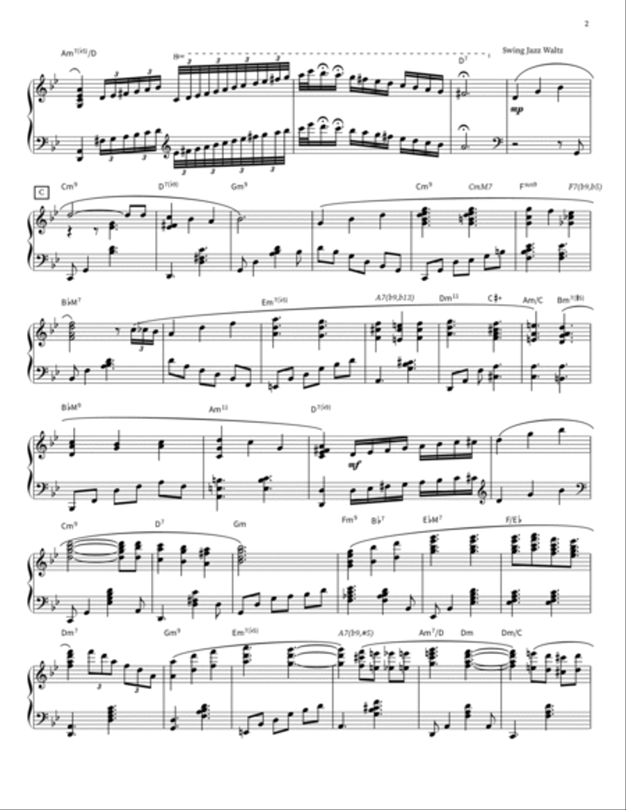 Merry Go Round Of Life Piano Solo scores gallery preview page 2