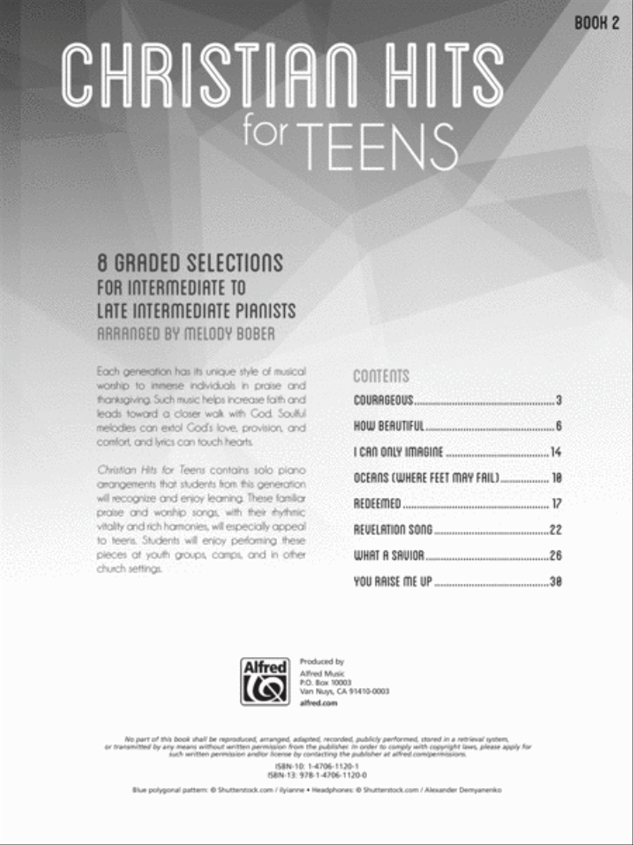 Christian Hits for Teens, Book 2 Piano Solo scores gallery preview page 2