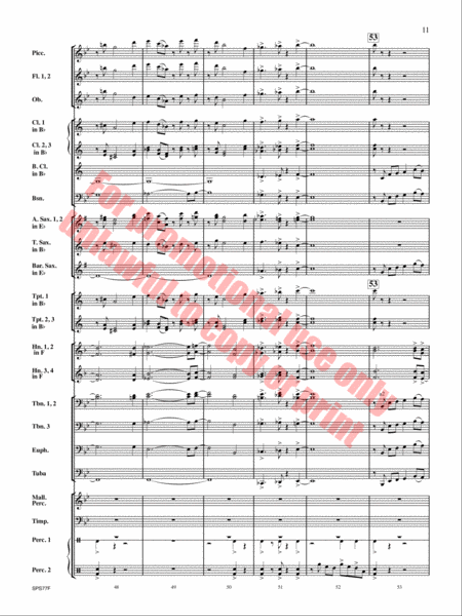 Atlas Rising Concert Band scores gallery preview page 12