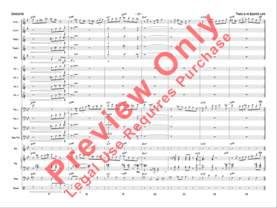 There Is No Greater Love Jazz Ensemble scores gallery preview page 43
