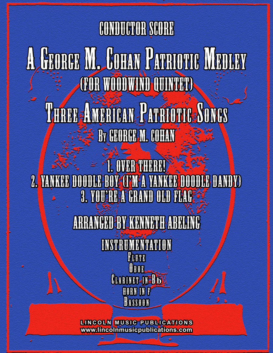A Patriotic Medley by George M. Cohan (for Woodwind Quintet) Woodwind Quintet scores gallery preview page 1