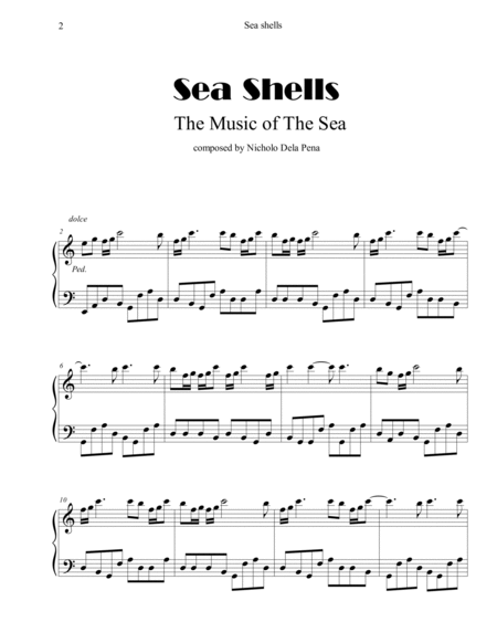 "Seashells" The Music of The Sea image number null
