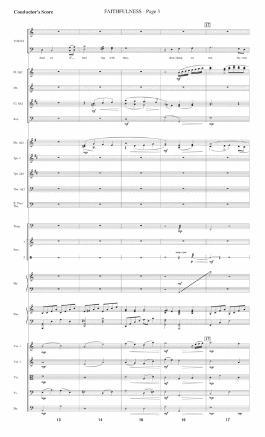 Faithfulness 4-Part scores gallery preview page 5