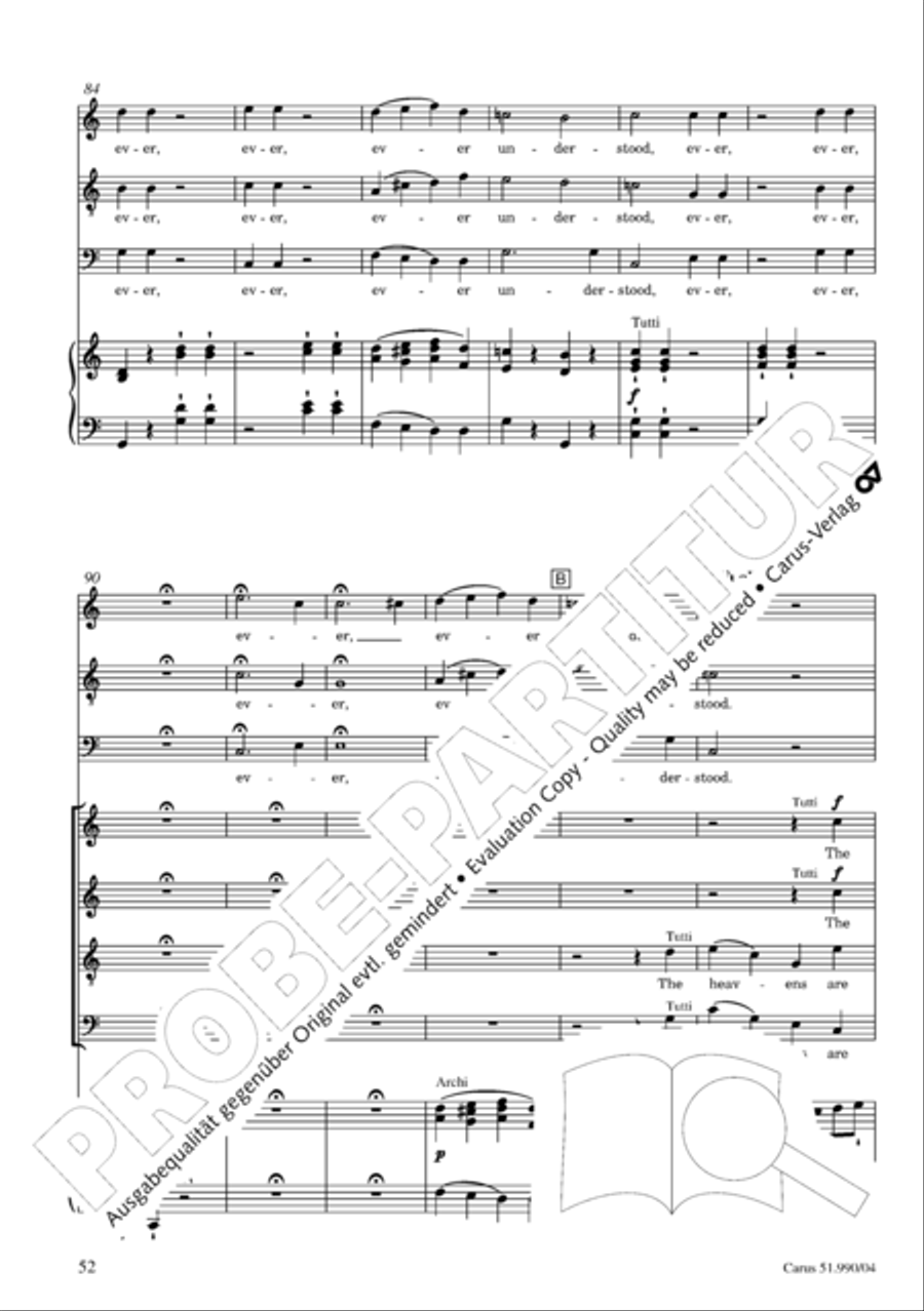 The Creation 4-Part scores gallery preview page 53