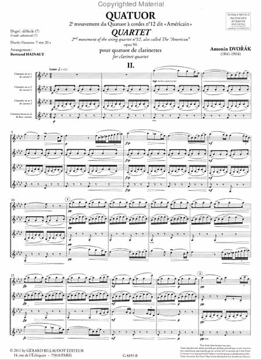 Quatuor Chamber Music scores gallery preview page 2