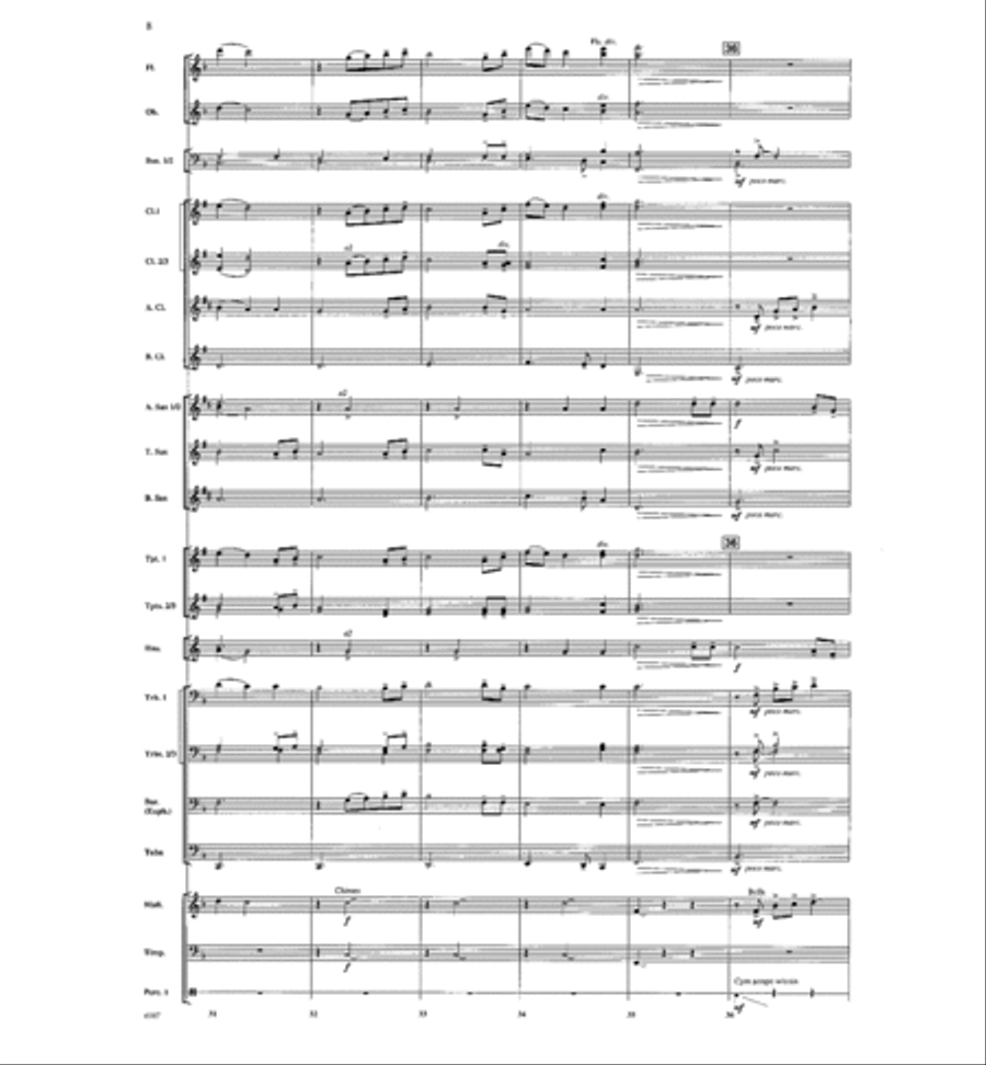 A Child's Lullaby Big Band scores gallery preview page 7