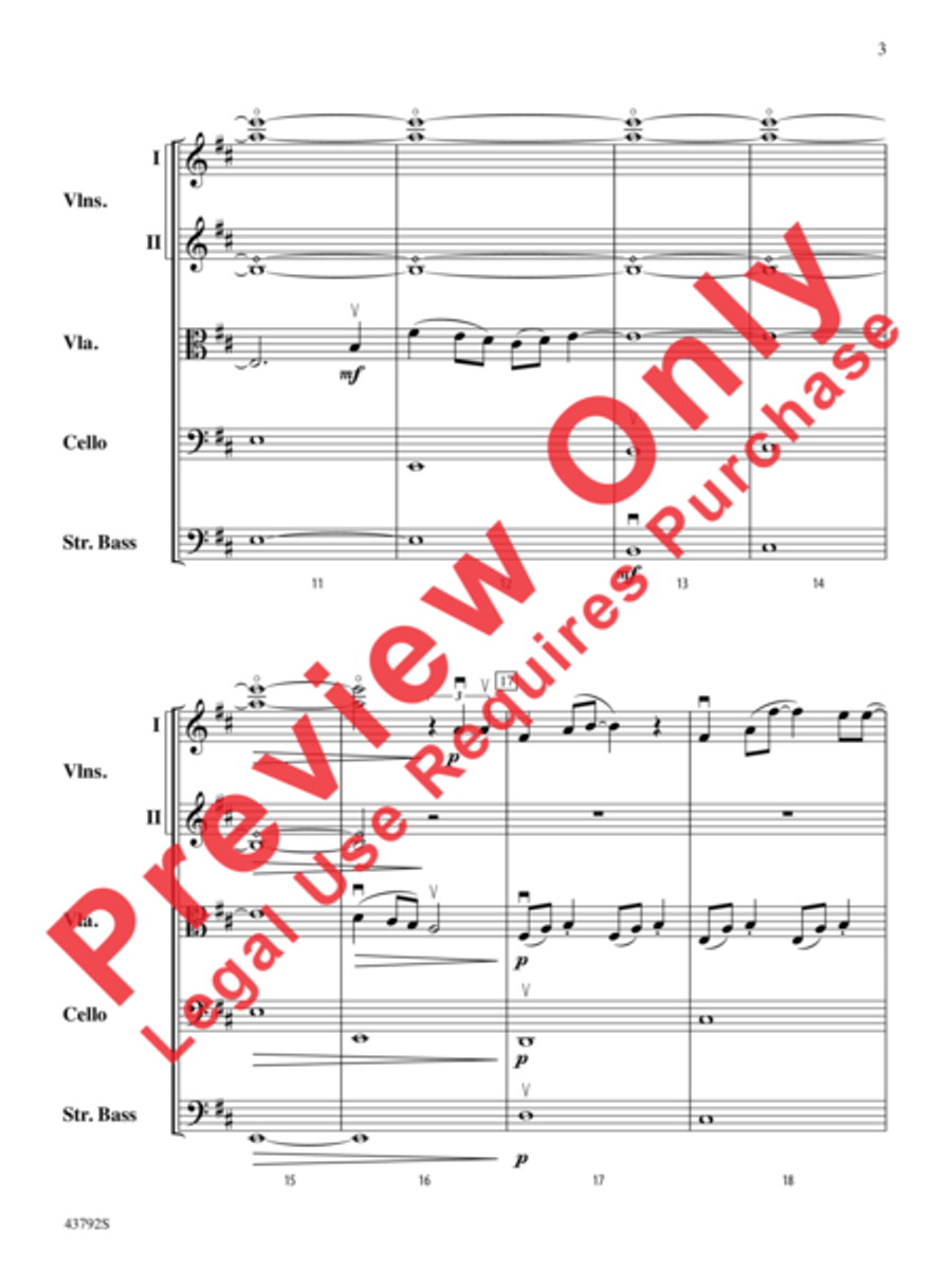 I Don't Want to Miss a Thing String Orchestra scores gallery preview page 22