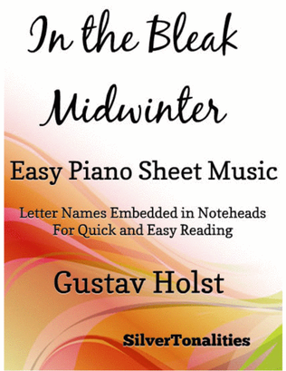 Book cover for In the Bleak Midwinter Easy Piano Sheet Music