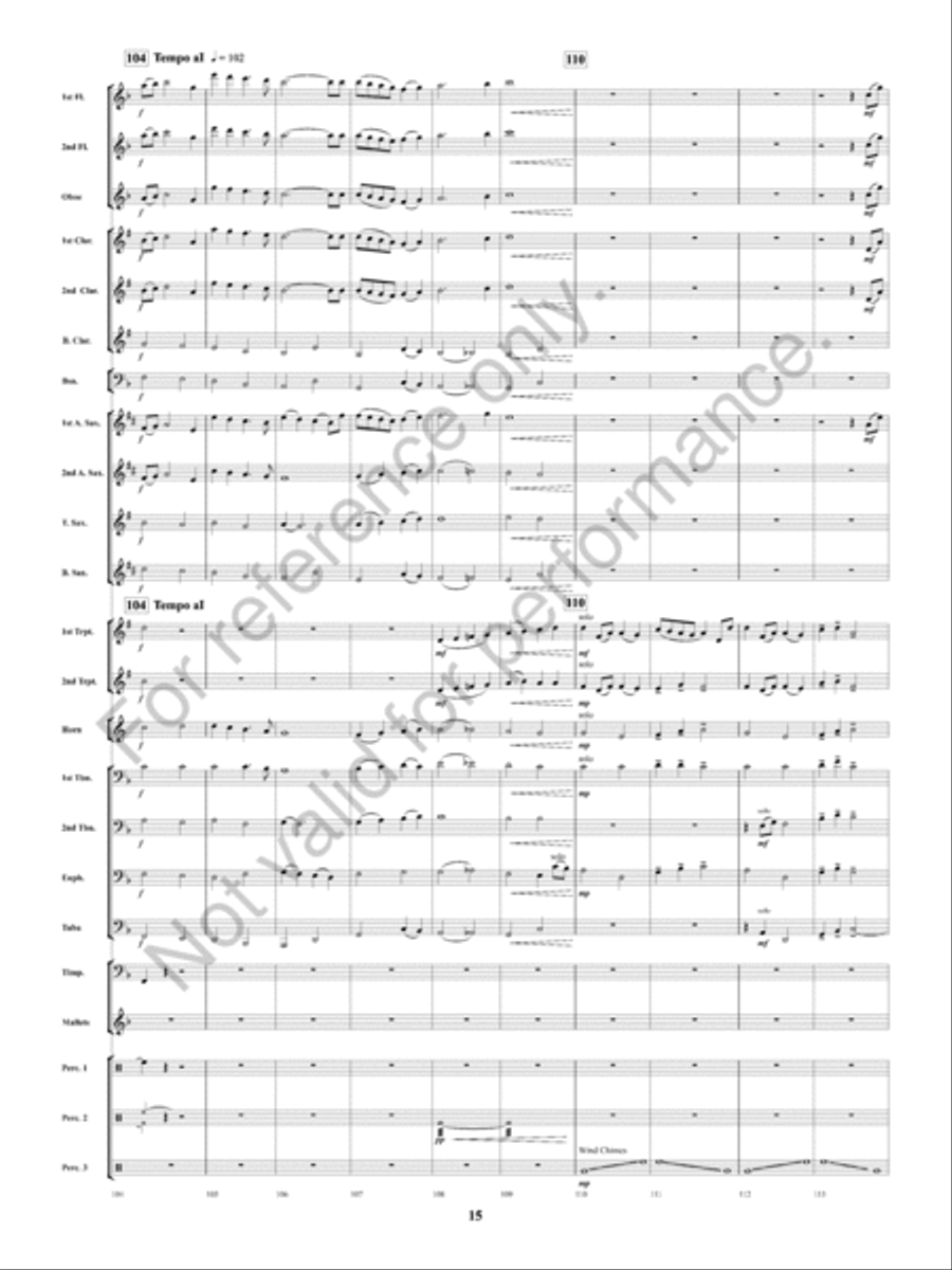 Carolina's Majesty Concert Band scores gallery preview page 16