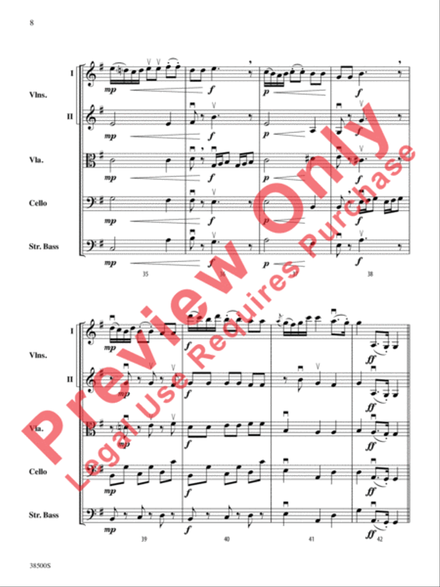 Nordic Suite String Orchestra scores gallery preview page 9