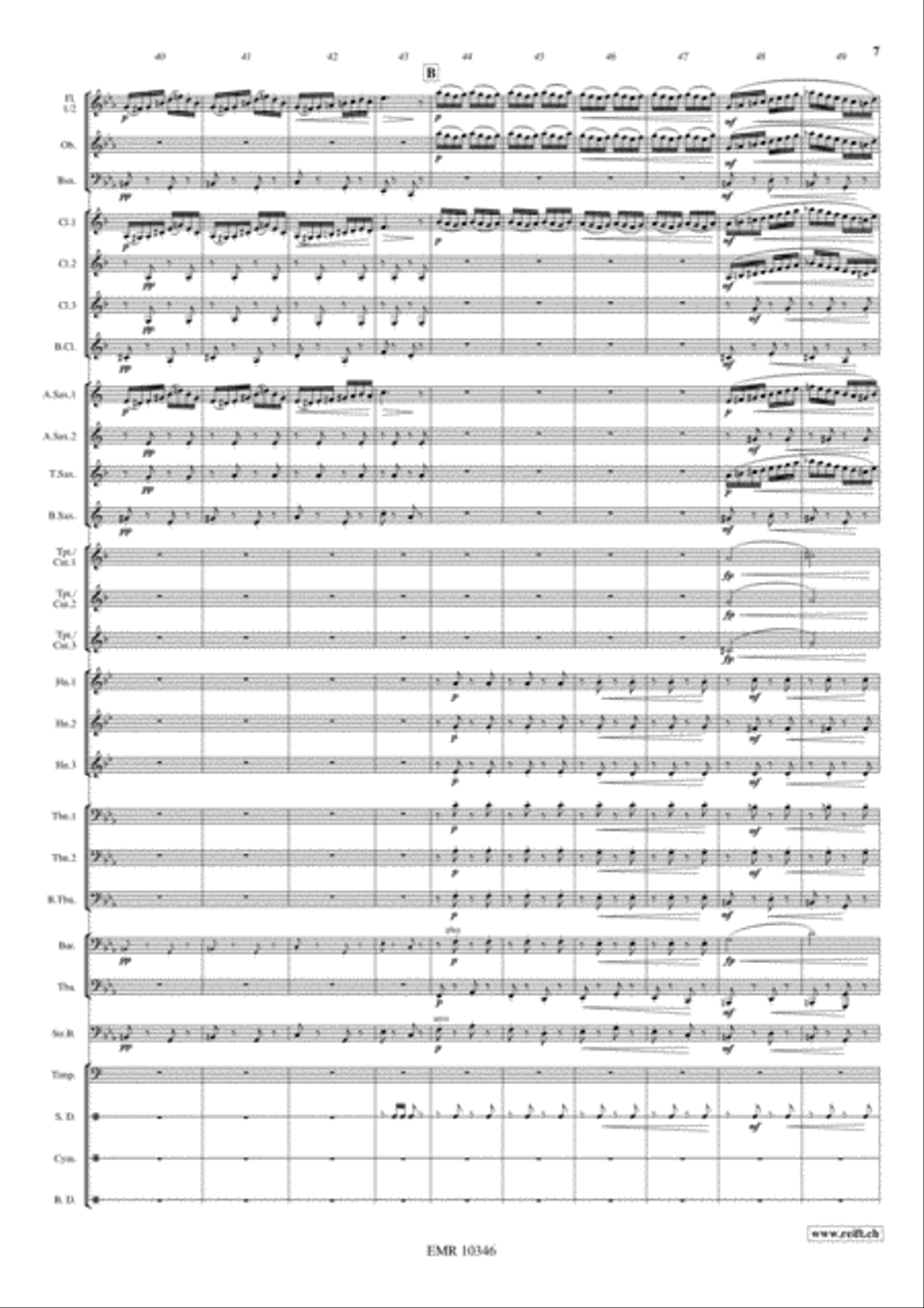 Csardas Fantasy Concert Band scores gallery preview page 8