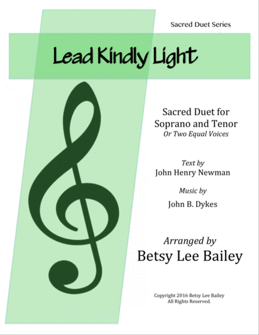 Lead Kindly Light Duet for Soprano and Tenor with Piano Accompaniment